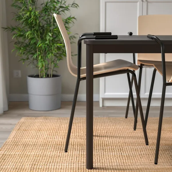 Scaun de birou Ikea Laktare Lemn/ Birch Black photo 3