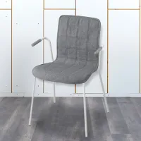 Scaun de birou Ikea Laktare Stofă/ Gray White photo 3