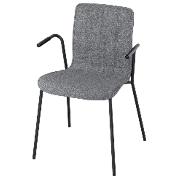 Scaun de birou Ikea Laktare Stofă/ Gray Black photo 1