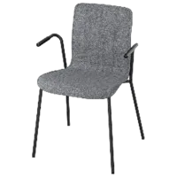 Scaun de birou Ikea Laktare Stofă/ Gray Black