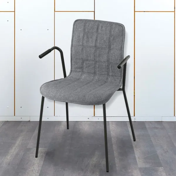 Scaun de birou Ikea Laktare Stofă/ Gray Black photo 2