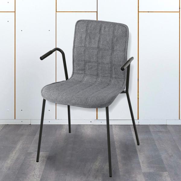 Scaun de birou Ikea Laktare Stofă/ Gray Black photo 2