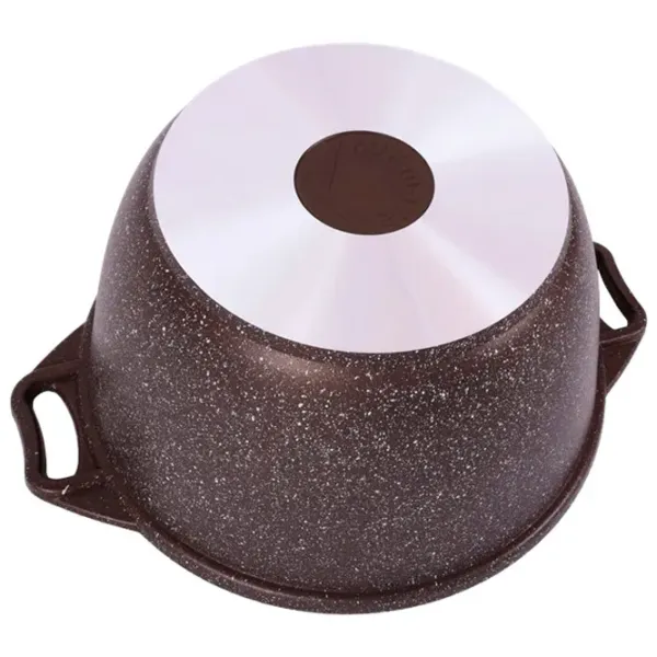 Кастрюля Kukmara КМК82А 8л Алюминий / Granite red photo 4
