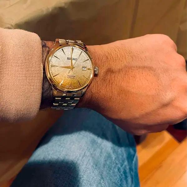 Ceas de mână pentru bărbați Seiko SRPK46J1 Mecanic / 41 mm photo 3 Ceas de mână pentru bărbați Seiko SRPK46J1 Mecanic / 41 mm photo 3