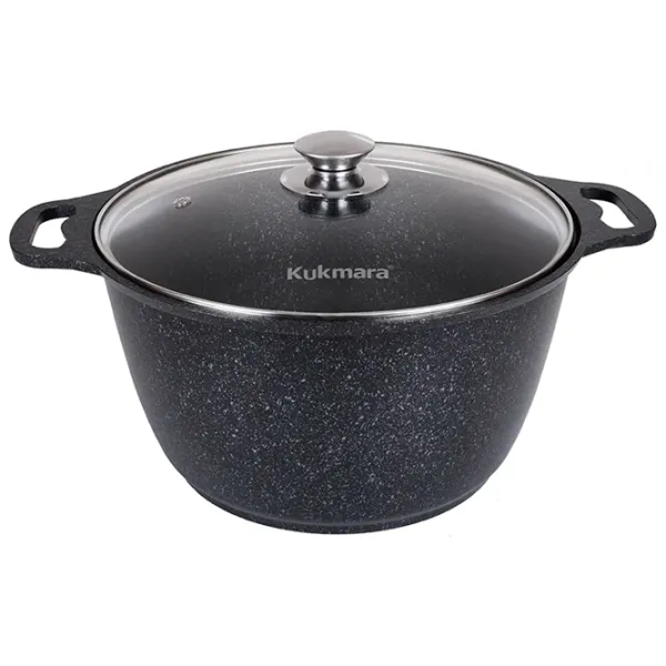 Cratiță Kukmara КМТ82-1А 8l Aluminiu / Black photo 1 Cratiță Kukmara КМТ82-1А 8l Aluminiu / Black photo 1