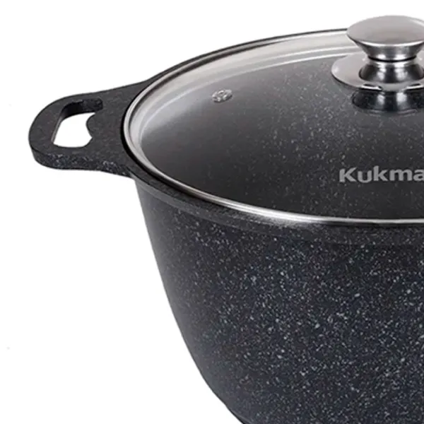 Cratiță Kukmara КМТ82-1А 8l Aluminiu / Black photo 2 Cratiță Kukmara КМТ82-1А 8l Aluminiu / Black photo 2