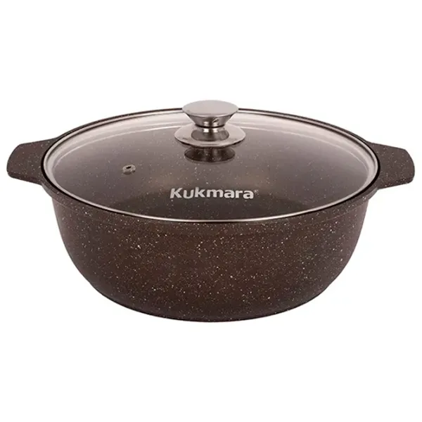 Жаровня Kukmara ЖМК32А 3л Алюминий / Черный photo 1