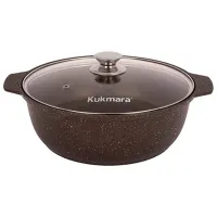 Жаровня Kukmara ЖМК32А 3л Алюминий / Черный