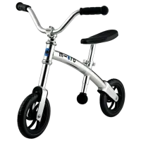Bicicletă fără pedale Micro G-Bike Chopper   / Silver Black