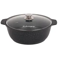 Жаровня Kukmara ЖМТ32А 3л Алюминий / Черный