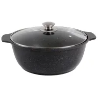 Vas termorezistent Kukmara ЖМТ42А 4l Aluminiu / Black