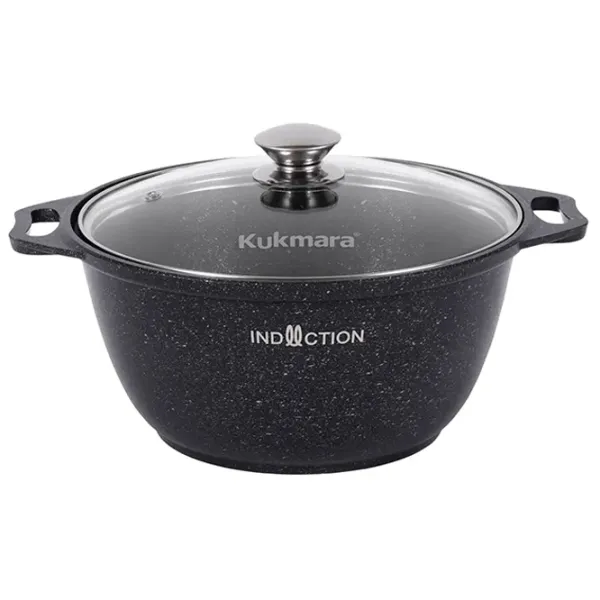 Cratiță Kukmara КМТИ22А 2l Aluminiu / Black photo 1
