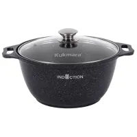 Cratiță Kukmara КМТИ22А 2l Aluminiu / Black