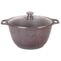 Кастрюля Kukmara КМКИ32А 3л Алюминий / Серый