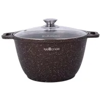 Кастрюля Kukmara КМКИ42А 4л Алюминий / Серый