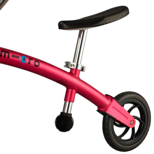 Bicicletă fără pedale Micro G-Bike Chopper Deluxe 7.8"   / Pink Black photo 5 Bicicletă fără pedale Micro G-Bike Chopper Deluxe 7.8"   / Pink Black photo 5