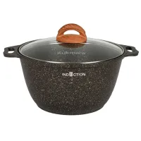 Кастрюля Kukmara КГОИ42А 4л Алюминий / Черный