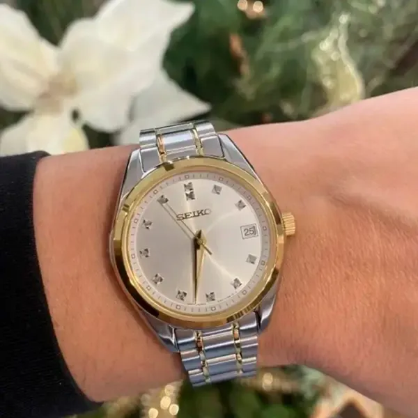 Ceas de mână pentru femei Seiko SUR582P1 Cuarț / 32 mm photo 4