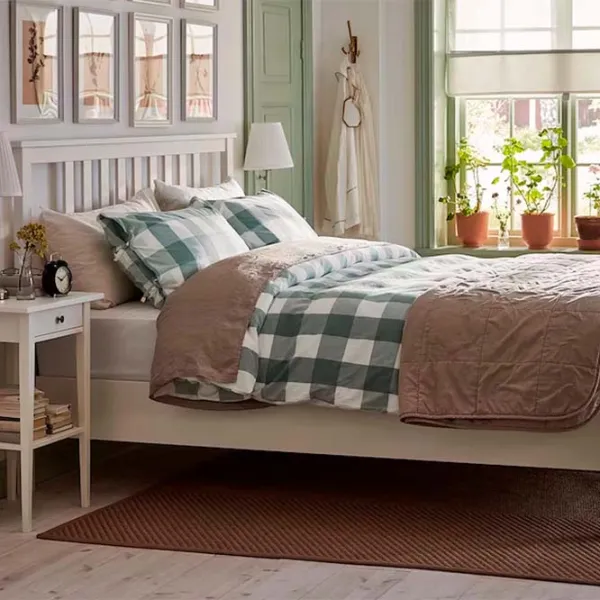 Кровать Ikea Hemnes 160 x 200 см / Массив / Белый photo 5