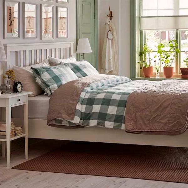 Кровать Ikea Hemnes 160 x 200 см / Массив / Белый photo 5