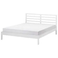 Кровать Ikea Hemnes 160 x 200 см / Шпон / Белый