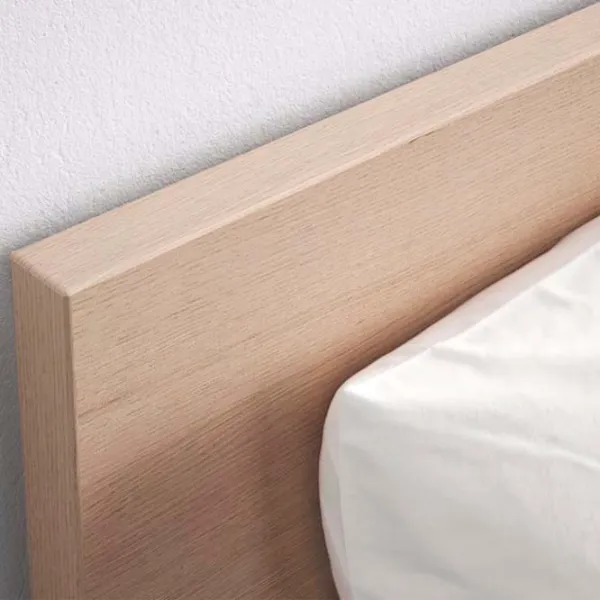 Кровать Ikea Malm/Lonset 4 180 x 200 см / Шпон / Дуб белёный photo 5