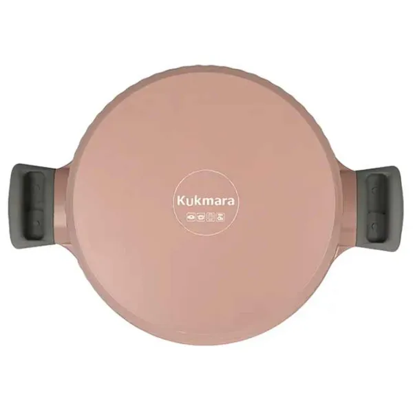 Кастрюля Kukmara КСК52А 5.2л Алюминий / Капучино photo 5