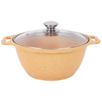 Кастрюля Kukmara K21TSS 2л Алюминий / Желтый