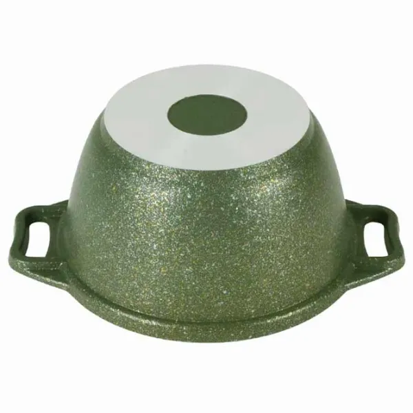 Кастрюля Kukmara К11TSML 1л Алюминий / Зеленый photo 4