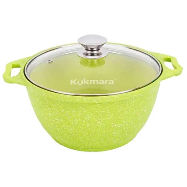 Cratiță Kukmara К21TSL 2l Aluminiu / Lime photo 1 Cratiță Kukmara К21TSL 2l Aluminiu / Lime photo 1