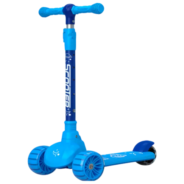 Trotinetă pentru copii cu trei roți Scooter BW603 (BW603) 50 kg/ Multicolor photo 2 Trotinetă pentru copii cu trei roți Scooter BW603 (BW603) 50 kg/ Multicolor photo 2