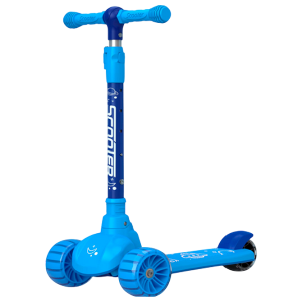 Trotinetă pentru copii cu trei roți Scooter BW603 (BW603) 50 kg/ Multicolor photo 2 Trotinetă pentru copii cu trei roți Scooter BW603 (BW603) 50 kg/ Multicolor photo 2
