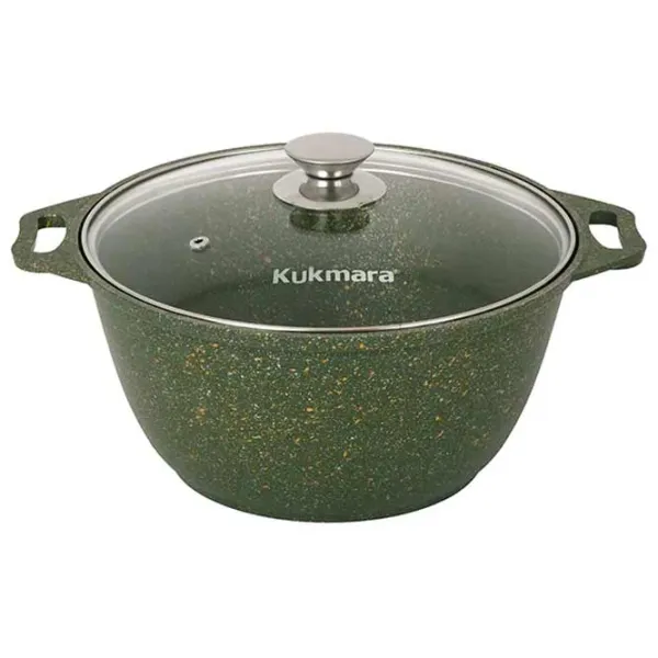 Cratiță Kukmara К31TSML 3l Aluminiu / Green photo 1