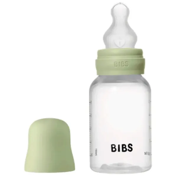 Бутылочка для кормления Bibs 5265459 Унисекс / 0.15л / Серо-зеленый photo 1
