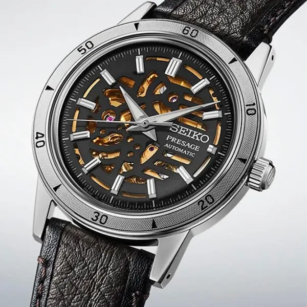 Ceas de mână pentru bărbați Seiko SSA461J1 Mecanic / 40 mm photo 4