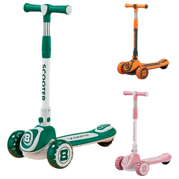 Trotinetă pentru copii cu trei roți Scooter BW668 (BW668) 50 kg/ Multicolor photo 1 Trotinetă pentru copii cu trei roți Scooter BW668 (BW668) 50 kg/ Multicolor photo 1