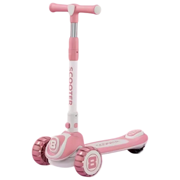 Trotinetă pentru copii cu trei roți Scooter BW668 (BW668) 50 kg/ Multicolor photo 2 Trotinetă pentru copii cu trei roți Scooter BW668 (BW668) 50 kg/ Multicolor photo 2