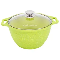 Кастрюля Kukmara К31TSL 3л Алюминий / Лаймовый