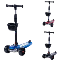 Trotinetă pentru copii cu trei roți Scooter 2100004-6P (2100004-6P) 50 kg/ Multicolor