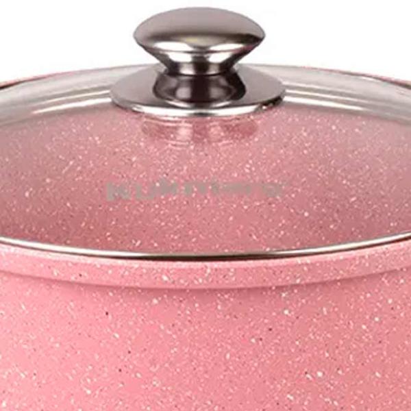 Cratiță Kukmara К41TSR 4l Aluminiu / Pink photo 2