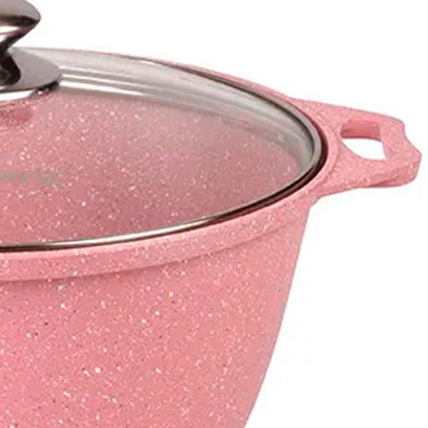 Cratiță Kukmara К41TSR 4l Aluminiu / Pink photo 3