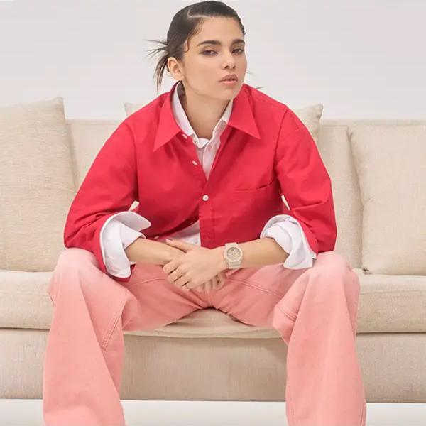 Наручные часы для женщин Casio GMA-P2100M-4AER Кварцевый / 46 x 40 мм photo 3