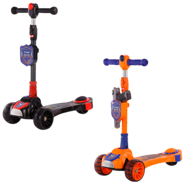 Trotinetă pentru copii cu trei roți Scooter 2610001-6P (2610001-6P) 50 kg/ Multicolor photo 1