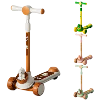 Детский трёхколёсный самокат Scooter BW810 (BW810) 50 кг/ Разноцветный