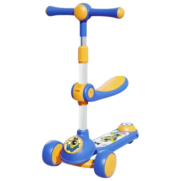 Trotinetă pentru copii cu trei roți Scooter BW638z (BW638z) 50 kg/ Multicolor photo 4 Trotinetă pentru copii cu trei roți Scooter BW638z (BW638z) 50 kg/ Multicolor photo 4