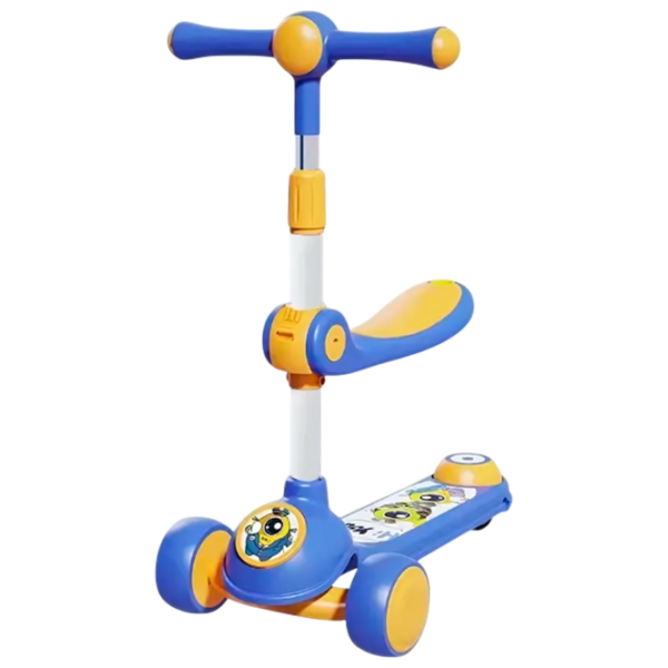 Trotinetă pentru copii cu trei roți Scooter BW638z (BW638z) 50 kg/ Multicolor photo 4 Trotinetă pentru copii cu trei roți Scooter BW638z (BW638z) 50 kg/ Multicolor photo 4