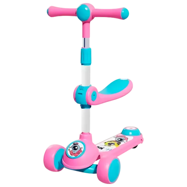 Trotinetă pentru copii cu trei roți Scooter BW638z (BW638z) 50 kg/ Multicolor photo 5 Trotinetă pentru copii cu trei roți Scooter BW638z (BW638z) 50 kg/ Multicolor photo 5