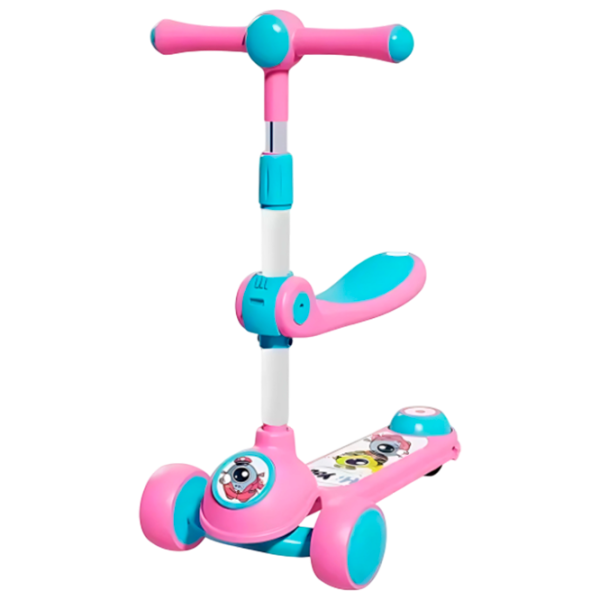 Trotinetă pentru copii cu trei roți Scooter BW638z (BW638z) 50 kg/ Multicolor photo 5 Trotinetă pentru copii cu trei roți Scooter BW638z (BW638z) 50 kg/ Multicolor photo 5