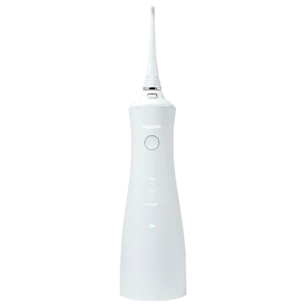 Irigator bucal Aquapick AQ-230 + Toothpaste AQ-32 Cu impuls / White photo 1 Irigator bucal Aquapick AQ-230 + Toothpaste AQ-32 Cu impuls / White photo 1