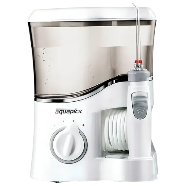 Irigator bucal Aquapick AQ-350 + Toothpaste AQ-33 Cu impuls / White photo 1 Irigator bucal Aquapick AQ-350 + Toothpaste AQ-33 Cu impuls / White photo 1